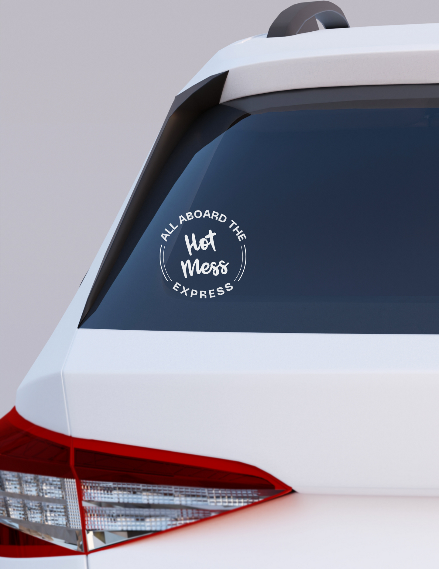 Hot Mess Express car decal