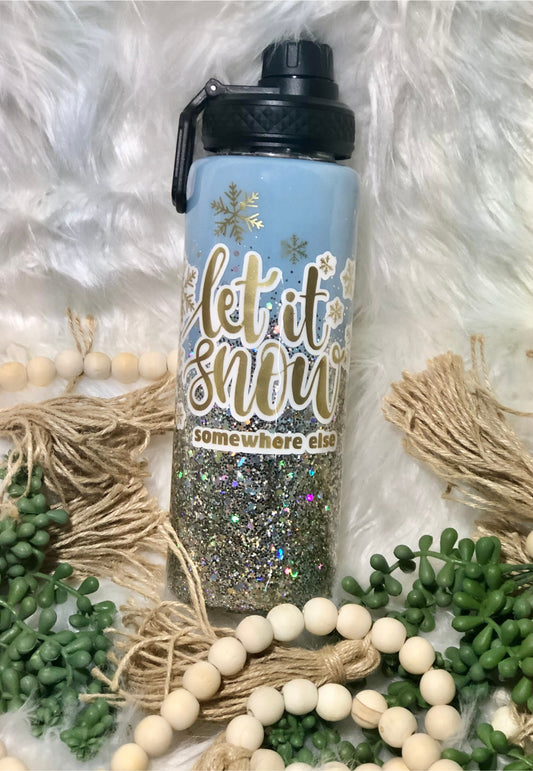 "Let It Snow" Tumbler