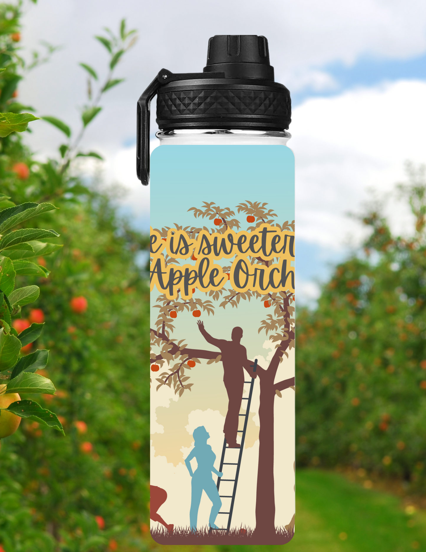 Sweeter in the Apple Orchard sublimated tumbler