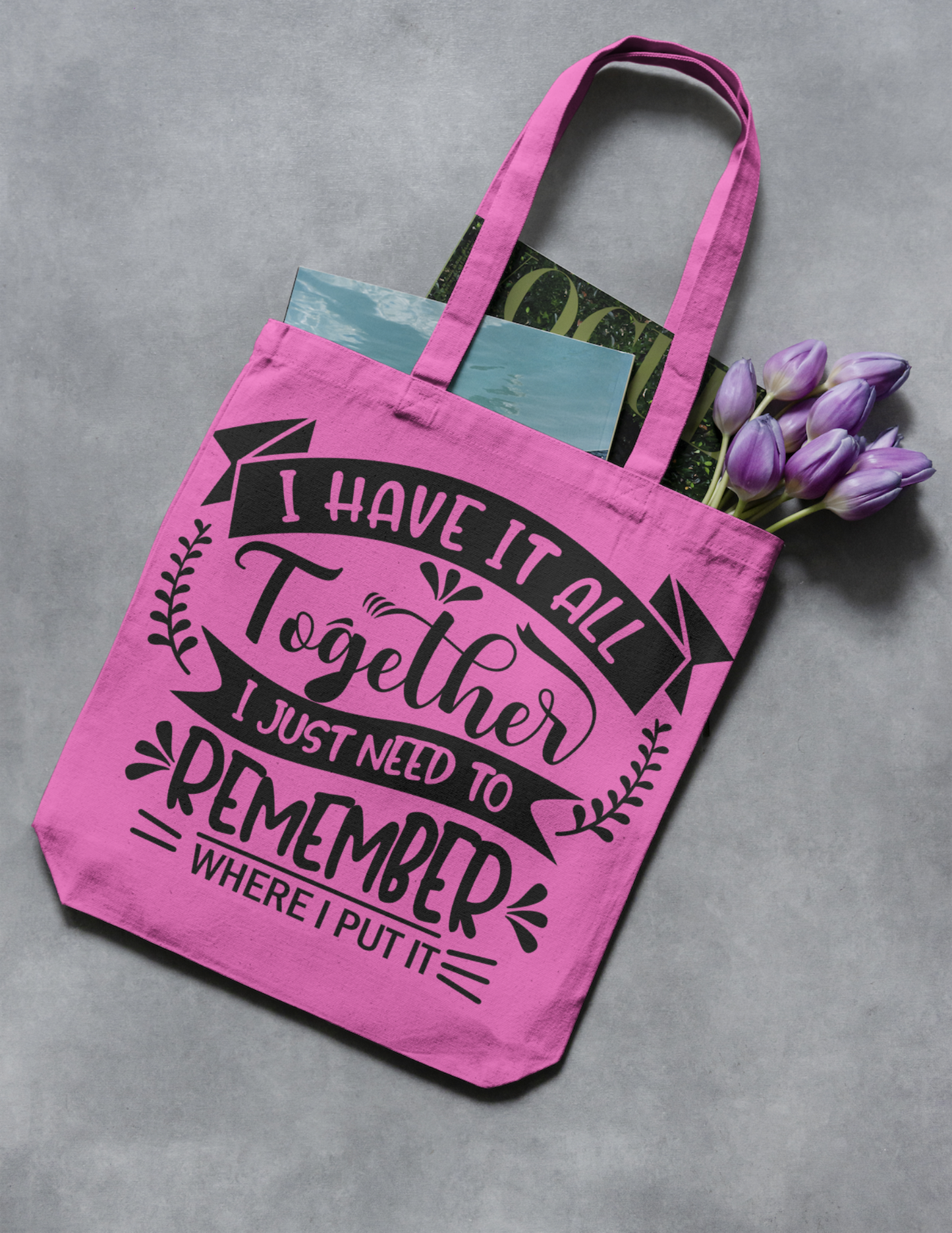 Where Did I Put It? tote bag