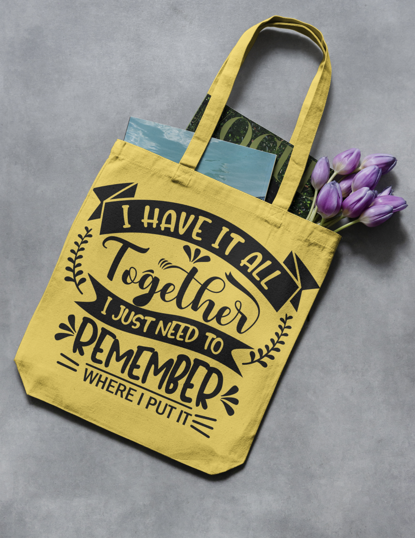 Where Did I Put It? tote bag