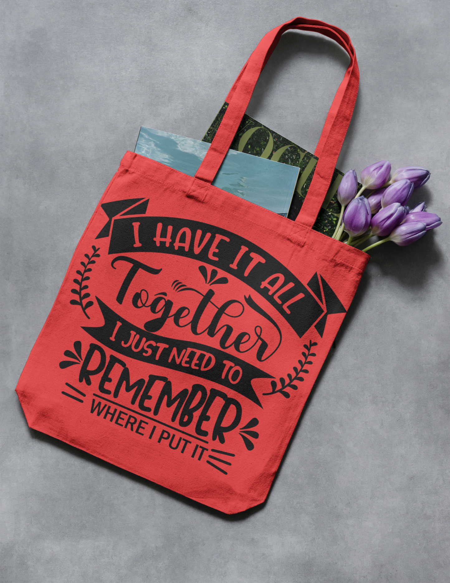 Where Did I Put It? tote bag