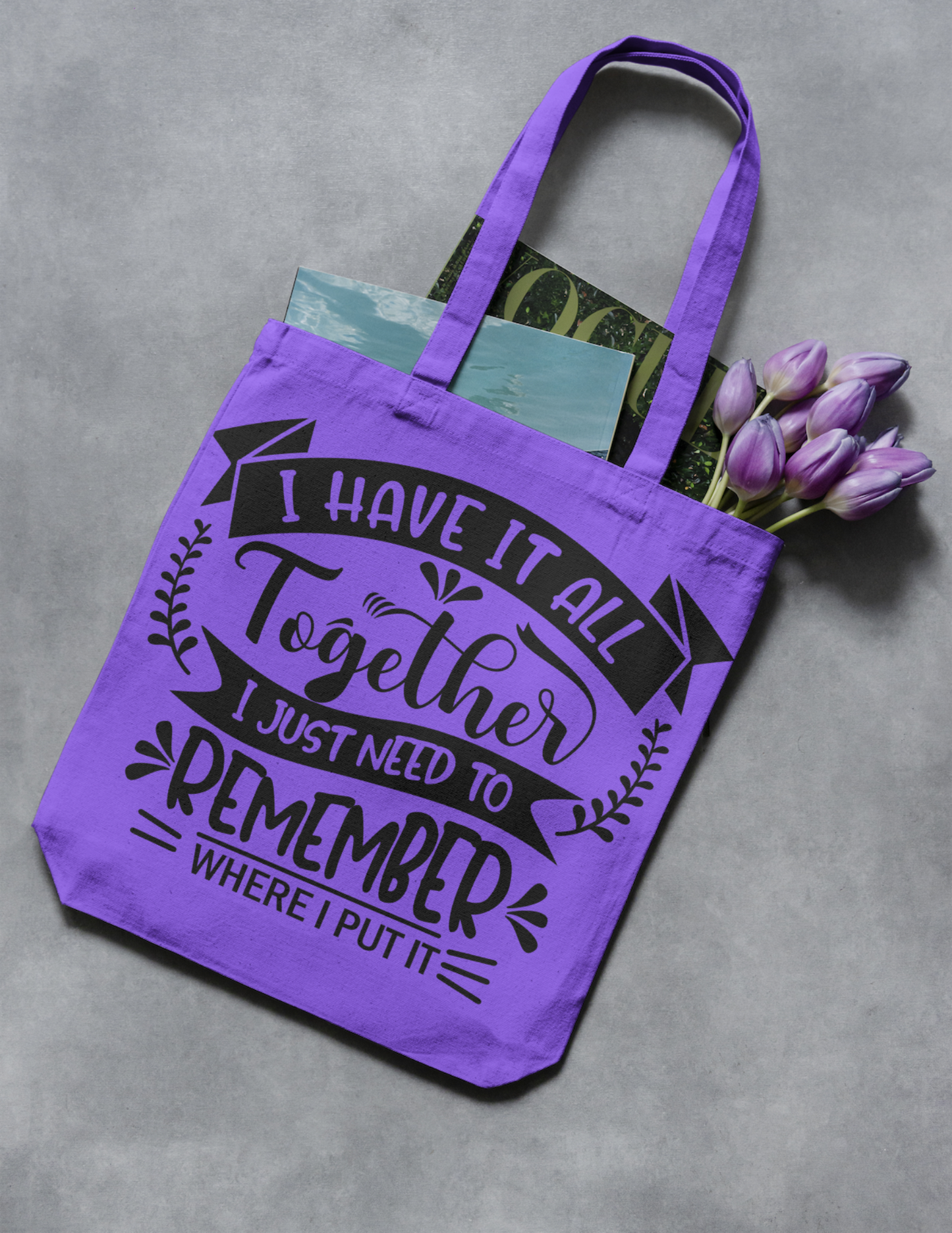 Where Did I Put It? tote bag