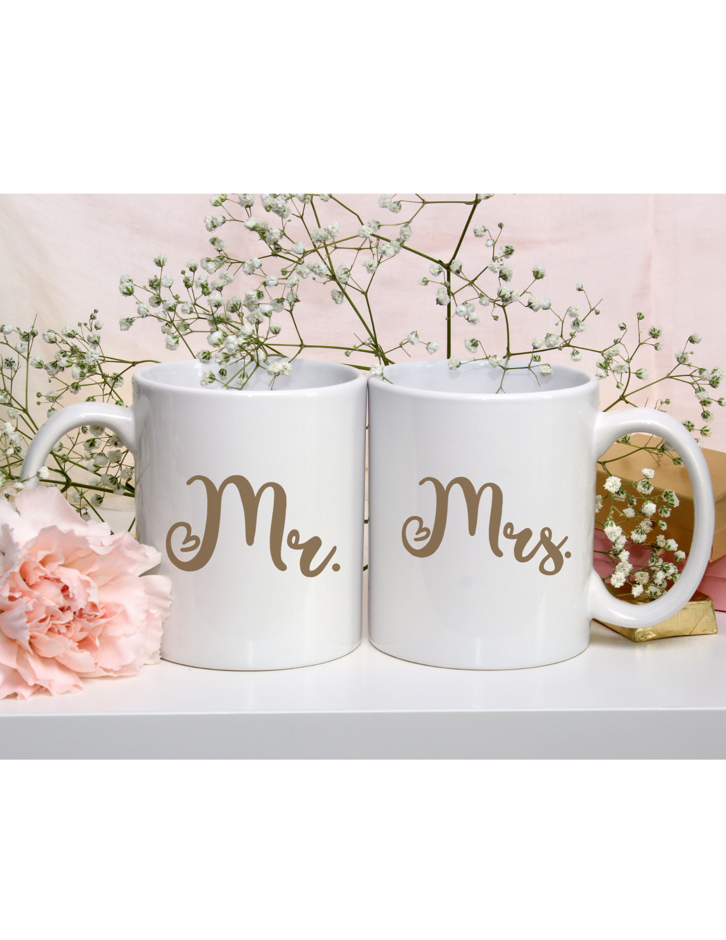 Happy Couple ceramic mug set