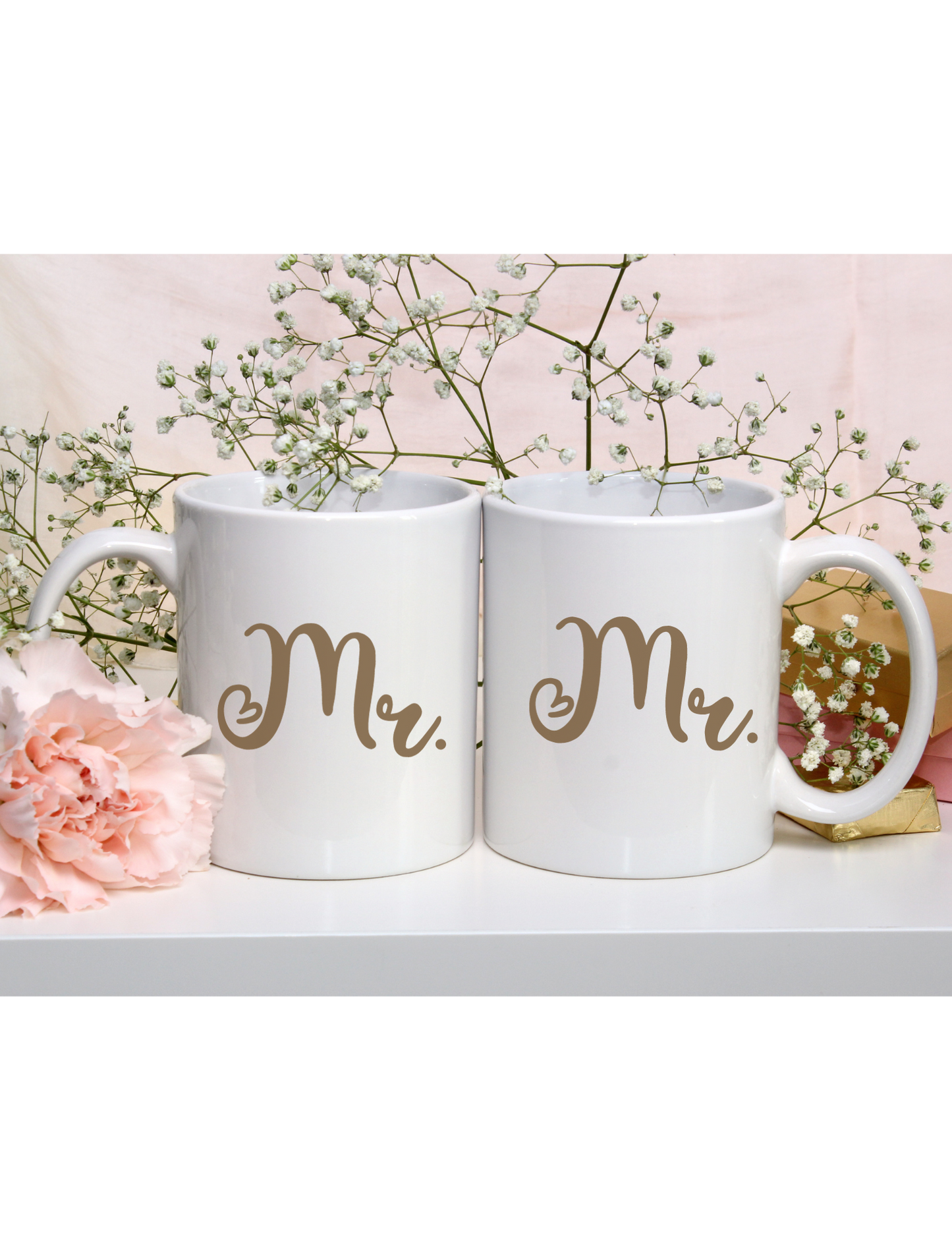 Happy Couple ceramic mug set