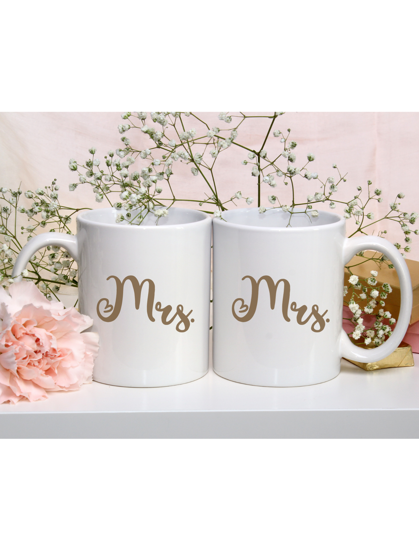 Happy Couple ceramic mug set