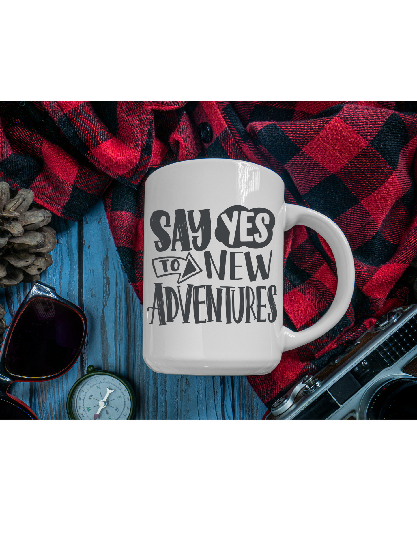 New Adventures ceramic mug